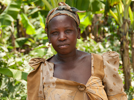 ARUWE beneficiary among her crops