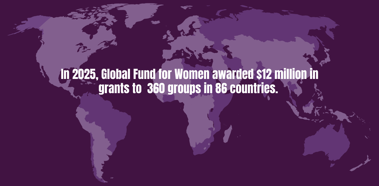 Global Fund for Women map